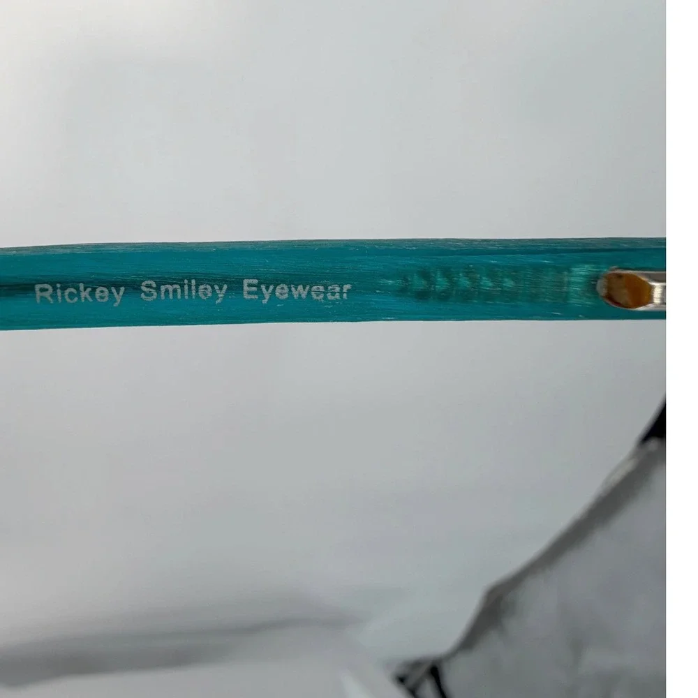 Rickey Smiley Eyewear RS 206 Brown Turquoise Cat Eye Glasses‎ Frames 103-116